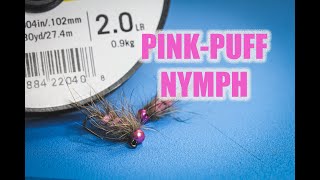 Fly Tying The PinkPuff Nymph [upl. by Haberman877]