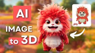 How to Turn Any Image into a 3D Model Using AI in 3 Minutes🔥FREE [upl. by Noimad]