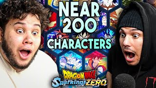 Dragon Ball Sparking Zero Full Roster REACTION  This Will Be GOTY [upl. by Alwin319]