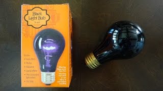 Walmart 75watt Incandescent Black Light Bulb newer [upl. by Pacificas]