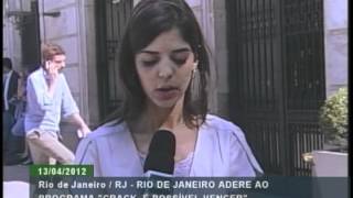 Rio de Janeiro adere ao programa Crack é possível vencer [upl. by Winifield508]