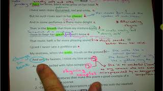 Sonnet 130 Shakespeare – analysis [upl. by Novikoff]