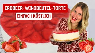 🍓Erdbeer Windbeutel Torte 🍓 Ein wahrer Gaumenschmaus  Jessys Küchenkunst [upl. by Leontyne]