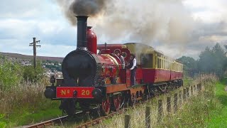 Britains Oldest Working Steam Locomotive On The Blaenavon Steam Railway  270823 [upl. by Dichy]