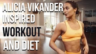 Alicia Vikander Workout And Diet  Train Like a Celebrity  Celeb Workout [upl. by Riocard]