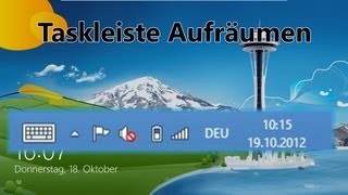 Windows 8 und 81 Taskleiste aufräumen HerrTechNews [upl. by Josephina]