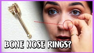 How to Put In a Bone Nose Ring [upl. by Shields]