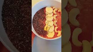 Smoothie bowl Smoothie Rezept Gesunde Frühstück Rezepte shorts [upl. by Ikairik]