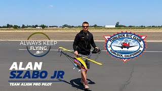 Alan Szabo Jr ALIGN TREX 700XN Friday Rotor Rally Turlock FunFly 2018 [upl. by Daveta923]