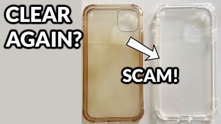 How To Make A Phone Case Clear Again  Restore Yellowed iPhone or Android Phone Case  Quick Fix DIY [upl. by Kentiga731]