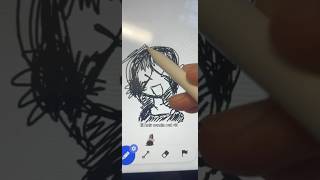 apple pencil vs finger art short enjoy [upl. by Nnylatsirk38]