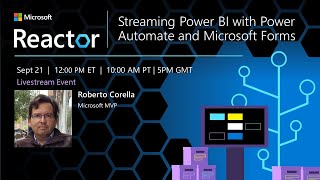 Streaming Power BI with Power Automate and Microsoft Forms [upl. by Giuditta852]