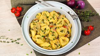 Leckeres Abendessen in 20 Minuten Tortellini mit Artischocken und Tomaten einfach und lecker 😋 [upl. by Trabue625]