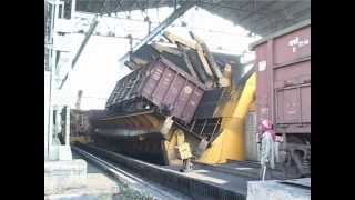 Best Video for Wagon tippler Automatic wagon unloading operation [upl. by Nevyar296]