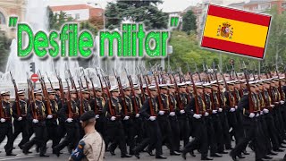 ASÍ ES EL DESFILE MILITAR EN ESPAÑA  DÍA DE LA HISPANIDAD 2018 [upl. by Haret]