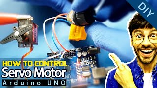 servo motor experiment  servo motor arduino  servo motor arduino potentiometer  SG90 Servo MG90 [upl. by Marijo]