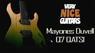 Mayones Duvell Q7 QATSI – Summer Moss – Very Nice Guitars [upl. by Rowell]