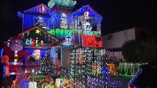 Christmas Lights display in Wyndham Houses Melbourne  Christmas decoration [upl. by Scriven]