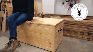 Wooden Storage Chest DIY [upl. by Boardman]