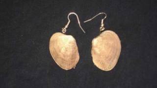 How to make simple earrings from sea shells  EP  simplekidscrafts  simplekidscrafts [upl. by Hathcock623]