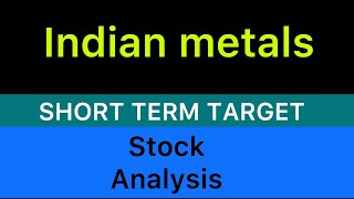 INDIAN METALS STOCK NEWS  INDIAN METALS STOCK TARGET 🎾 INDIAN METALS ANALYSIS STOCKS 081124 [upl. by Marrilee]