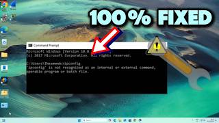 How to Fix IPConfig Not Recognised as Internal or External Command  ipconfig not recognised [upl. by Lamaaj]