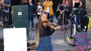 2019 01 27 Karolina Protsenko on Third Street Promenade [upl. by Slifka602]