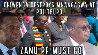 Chiwenga destroys Mnangagwa at Politburo 🇿🇼 [upl. by Nylarej]