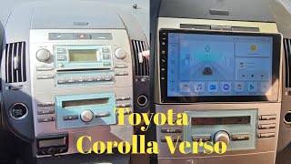 Toyota Corolla Verso Pantalla Android [upl. by Simaj]