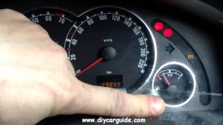 Reset Service Light on Vauxhall and Opel Meriva quotAquot 200210 model [upl. by Lalib]