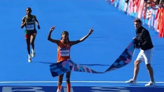 Sifan Hassan wins Womens Marathon Olympics Paris 2024 [upl. by Tsirc]