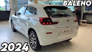 NEW BALENO 2024 ALPHA TOP MODEL ❤️ MARUTI SUZUKI BALENO ALPHA WHITE COLOUR NEW MODEL [upl. by Suneya793]