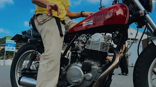 SR400custom バイクに乗りたくなる動画 SR400 sr400 sr400custom yamaha [upl. by Ammadas]