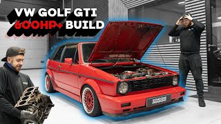 VW GOLF GTI MK1 SPORTLINE CONVERTABLE 600HP BUILD INTRO TO NEW PROJECT  PT1 [upl. by Crist761]