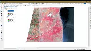 Mosaic Multipleimagery using ArcGIS  Raster Analysis  2 [upl. by Akemrej728]