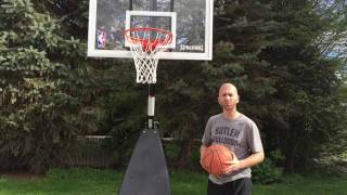 Spalding Hybrid Portable Basketball Hoop [upl. by Ellenrad]