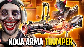 Nova Arma THUMPER com GUNZO LENDÁRIO no COD Mobile SEASON 9 [upl. by Aihtebat319]