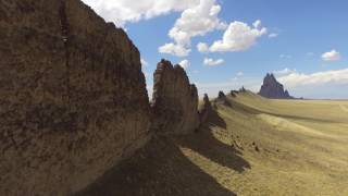 Ship Rock Navajo Tsé Bitʼaʼí quotrock with wingsquot or quotwinged rockquot [upl. by Amhsirak]