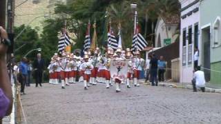 Banda Marcial Liceu Noroeste de Bauru Entrada Estadual 09 [upl. by Bissell]