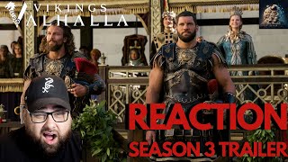 Vikings Valhalla  Season 3 Official Trailer REACTION  Netflix  Bad Thoughts Studio [upl. by Surovy]