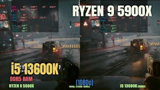 intel i5 13600k ddr5 ram vs Ryzen 5900x [upl. by Aisac]