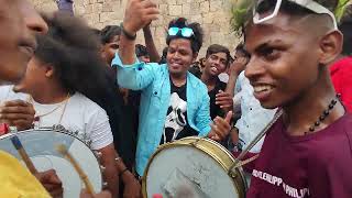 Golconda Bonalu 2022  bollarumrinku fans halchal  huge crowd majmaJai bhavani pad band bolarum [upl. by Atiluap153]