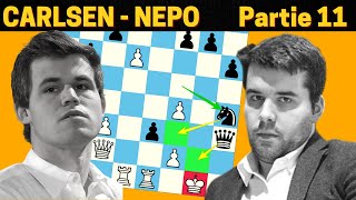 Carlsen  Nepomniachtchi 11 [upl. by Kalie]