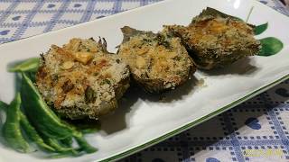 Carciofi gratinati al forno  Ricetta antipasto facile e veloce 71 [upl. by Attenauq491]