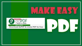 How to download dopdf free 2021 [upl. by Hodess931]