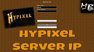 Minecraft Hypixel IP [upl. by Miranda]