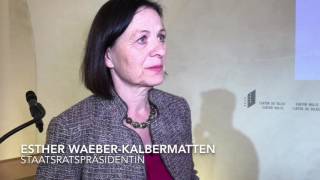 Staatsratspräsidentin Esther WaeberKalbermatten über das kantonale Raumplanungsgesetz [upl. by Tedder]