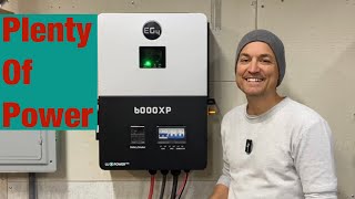 EG4 6000XP 48v off grid inverter follow up testing [upl. by Venus]