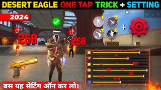 Desert Eagle One Tap Headshot Trick  Free Fire Me Headshot Kaise Mare  Khuni Gamers [upl. by Yenor]