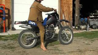 Honda XR500RE easy cold start [upl. by Barnes]